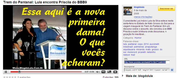 PPP9 Priscila & Lula jÃ¡ Ã© sucesso no YouTube